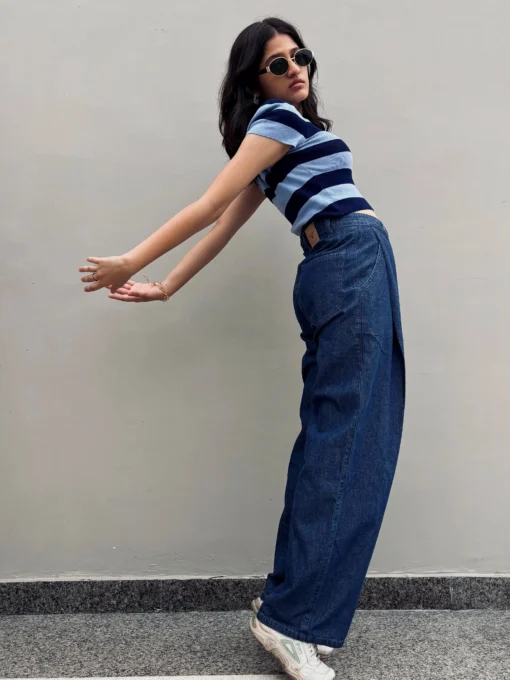 Blue Korean Pants