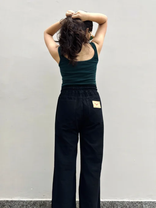 Dark Flames Wide leg Joggers - Image 3