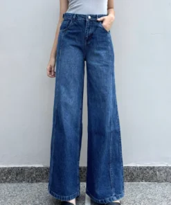 Seam Seeker Wide leg in Night Blue